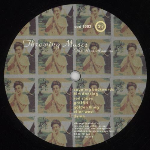 Throwing Muses The Real Ramona - EX vinyl LP album (LP record) UK THRLPTH311622
