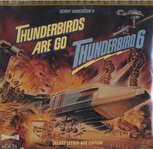 Thunderbirds Thunderbirds Are Go / Thunderbird 6 laserdisc / lazerdisc US UDBLZTH16372