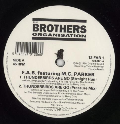 Thunderbirds Thunderbirds Are Go 12" vinyl single (12 inch record / Maxi-single) UK UDB12TH138675