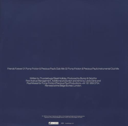 Thunderbugs Friends Forever - Pump Friction 12" vinyl single (12 inch record / Maxi-single) UK UGS12FR143589