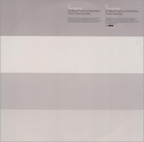 Thunderbugs It's About Time You Were Mine 12" vinyl single (12 inch record / Maxi-single) UK UGS12IT158232