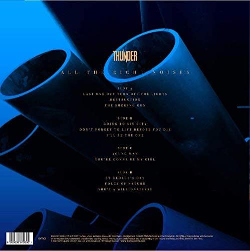 Thunder All The Right Noises - Blue & Orange Galaxy Vinyl - Sealed 2-LP vinyl record set (Double LP Album) UK THU2LAL765142
