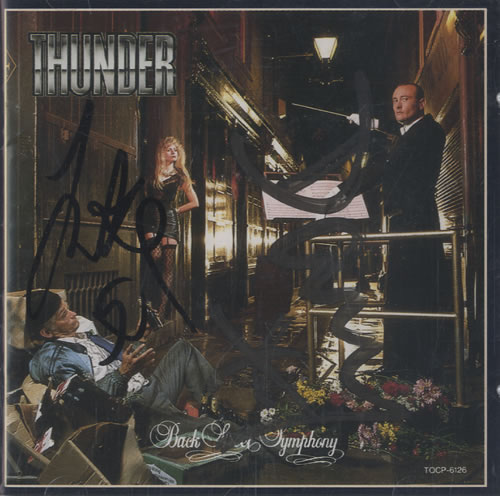 Thunder Backstreet Symphony - Autographed CD album (CDLP) Japanese THUCDBA496126