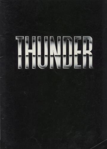 Thunder Backstreet Symphony tour programme UK THUTRBA194940