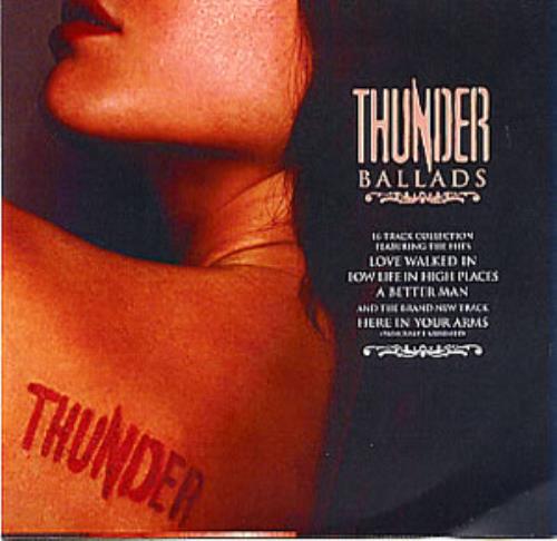 Thunder Ballads CD-R acetate UK THUCRBA256230