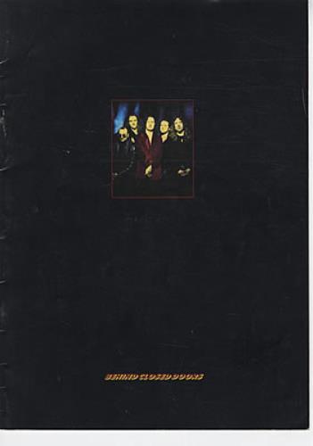 Thunder Behind Closed Doors tour programme UK THUTRBE324655