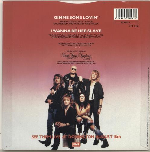 Thunder Gimme Some Lovin' 7" vinyl single (7 inch record / 45) UK THU07GI53767