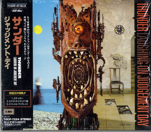 Thunder Laughing On Judgement Day CD album (CDLP) Japanese THUCDLA04927