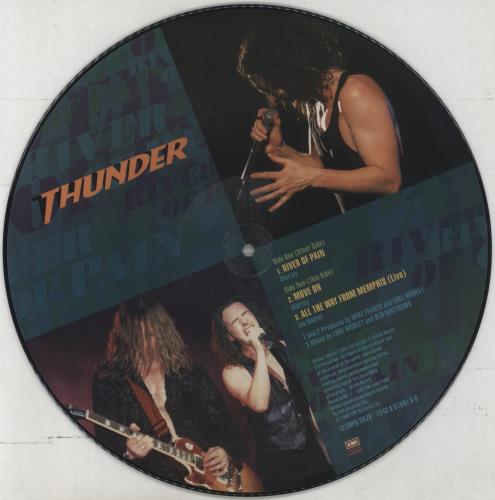 Thunder River Of Pain 12" vinyl picture disc (12 inch picture record) UK THU2PRI41429