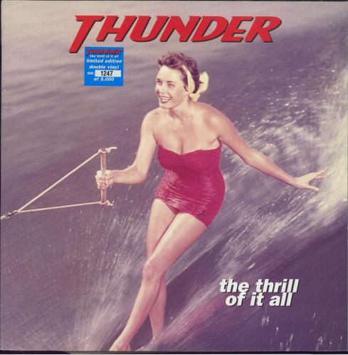 Thunder The Thrill Of It All 2-LP vinyl record set (Double LP Album) UK THU2LTH792327