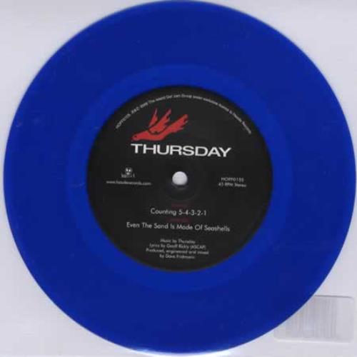 Thursday Counting 5-4-3-2-1 - Blue 7" vinyl single (7 inch record / 45) UK TUS07CO361479