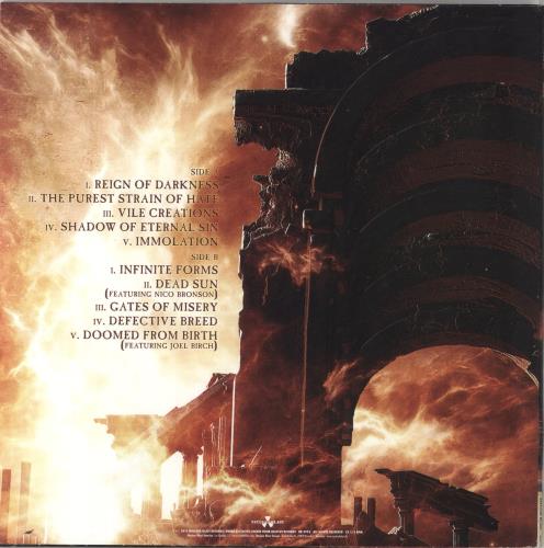 Thy Art Is Murder Hate - Orange & Black Pinwheel Vinyl vinyl LP album (LP record) US 070LPHA861182