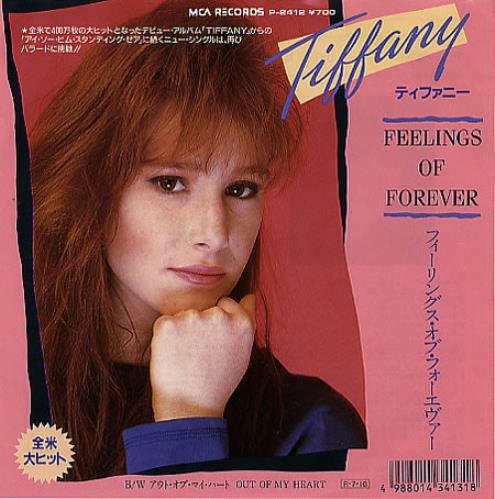 Tiffany Feelings Of Forever 7" vinyl single (7 inch record / 45) Japanese TIF07FE169229