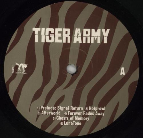 Tiger Army Music From Regions Beyond - EX vinyl LP album (LP record) US TQ8LPMU863367