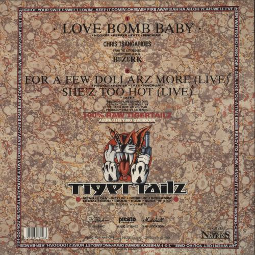 Tigertailz Love Bomb Baby 12" vinyl single (12 inch record / Maxi-single) UK TGZ12LO254269