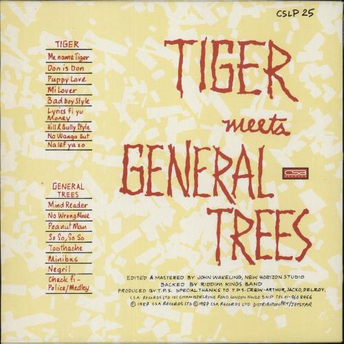 Tiger In Concert vinyl LP album (LP record) UK -MRLPIN886624