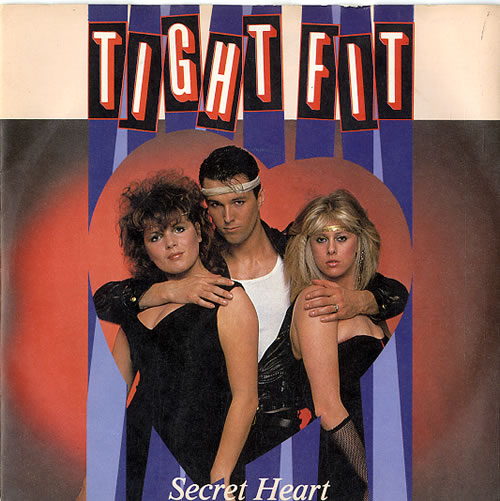Tight Fit Secret Heart + Merch Insert 7" vinyl single (7 inch record / 45) UK TGF07SE195047