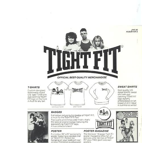 Tight Fit Secret Heart + Merch Insert 7" vinyl single (7 inch record / 45) UK TGF07SE195047