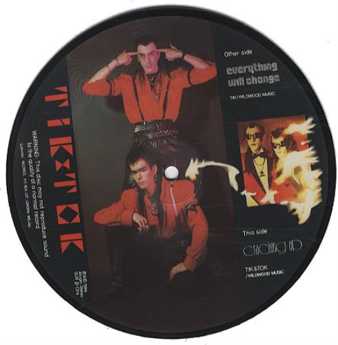 Tik & Tok Everything Will Change 7" vinyl picture disc (7 inch picture disc single) UK TOK7PEV340994