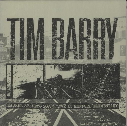 Tim Barry Laurel St. Demo 2005 & Live At Munford Elementary - Bone W/ Green Splatter Vinyl vinyl LP album (LP record) US 8LPLPLA881887