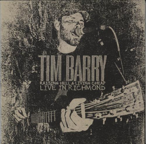 Tim Barry Raising Hell & Living Cheap: Live In Richmond - Black-in-Beer W/ Splatter Vinyl 2-LP vinyl record set (Double LP Album) US 8LP2LRA881878
