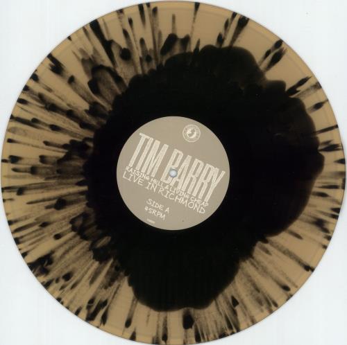 Tim Barry Raising Hell & Living Cheap: Live In Richmond - Black-in-Beer W/ Splatter Vinyl 2-LP vinyl record set (Double LP Album) US 8LP2LRA881878