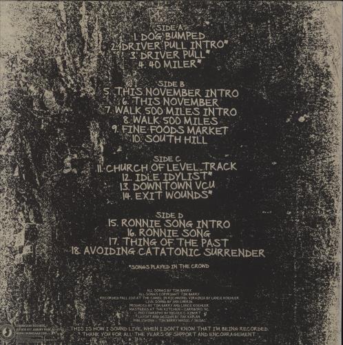 Tim Barry Raising Hell & Living Cheap: Live In Richmond - Black-in-Beer W/ Splatter Vinyl 2-LP vinyl record set (Double LP Album) US 8LP2LRA881878