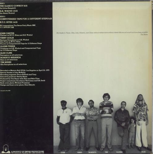 Tim Berne The Five-Year Plan vinyl LP album (LP record) US XN7LPTH826595