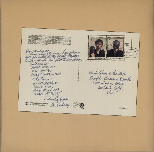 Tim Buckley Greetings From L.A. vinyl LP album (LP record) US TBKLPGR356885