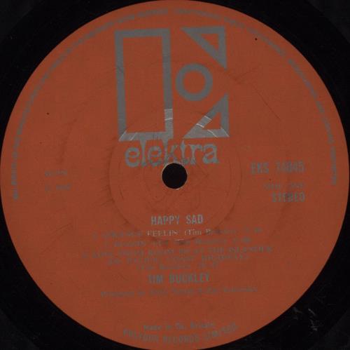 Tim Buckley Happy Sad vinyl LP album (LP record) UK TBKLPHA680679