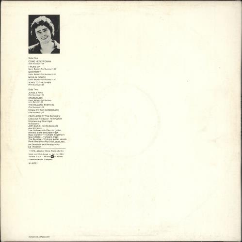 Tim Buckley Starsailor vinyl LP album (LP record) Italian TBKLPST723730