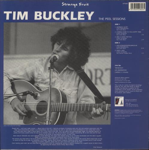 Tim Buckley The Peel Sessions vinyl LP album (LP record) UK TBKLPTH686297