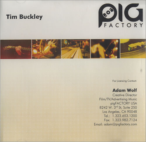 Tim Buckley Tim Buckley CD-R acetate US TBKCRTI465328