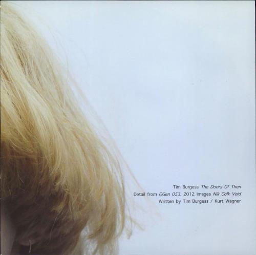 Tim Burgess The Doors Of Then 7" vinyl single (7 inch record / 45) UK TBU07TH769032