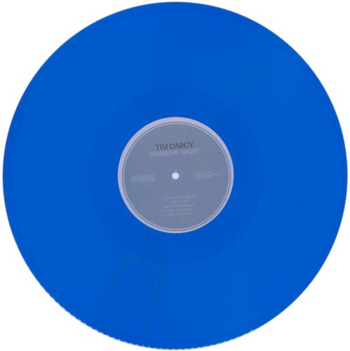 Tim Darcy Saturday Night - Blue Vinyl vinyl LP album (LP record) US 9IQLPSA871465