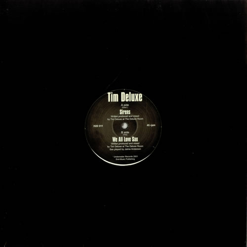 Tim Deluxe Sirens 12" vinyl single (12 inch record / Maxi-single) UK TJX12SI486446