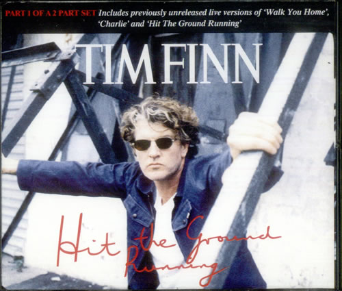 Tim Finn Hit The Ground Running 2-CD single set (Double CD single) UK TFN2SHI540639