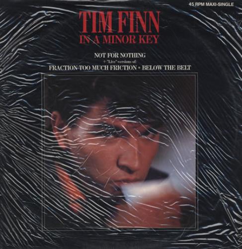 Tim Finn In A Minor Key 12" vinyl single (12 inch record / Maxi-single) Dutch TFN12IN98121