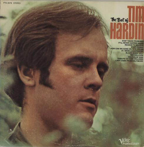 Tim Hardin The Best Of vinyl LP album (LP record) US HDILPTH592063