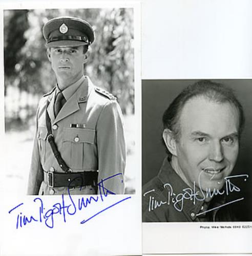 Tim Pigott Smith Selection Of Autographed Items memorabilia UK TS5MMSE285319