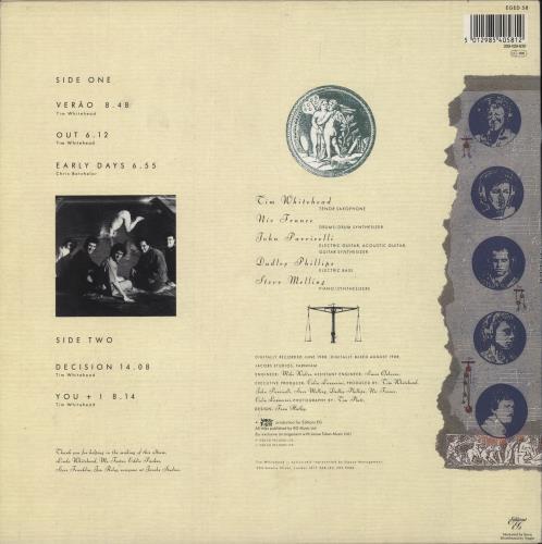 Tim Whitehead Decision vinyl LP album (LP record) UK UXGLPDE516852