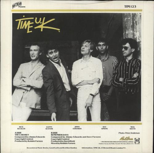 Time UK The Cabaret 7" vinyl single (7 inch record / 45) UK TUK07TH842359
