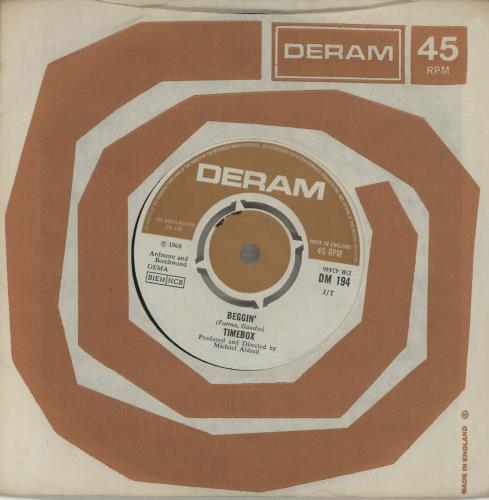 Timebox Beggin' 7" vinyl single (7 inch record / 45) UK TTX07BE684879
