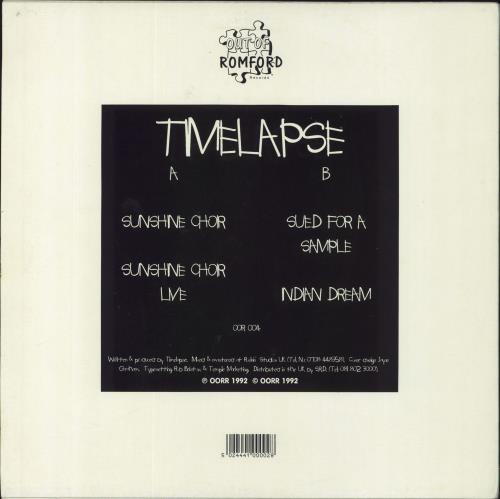 Timelapse Sunshine Choir 12" vinyl single (12 inch record / Maxi-single) UK 6MW12SU822208