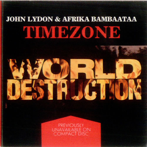 Timezone World Destruction 3" CD single (CD3) UK TMZC3WO68902