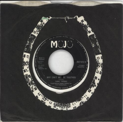 Timmy Thomas Why Can't We Live Together - wide centre 7" vinyl single (7 inch record / 45) UK TMY07WH737529