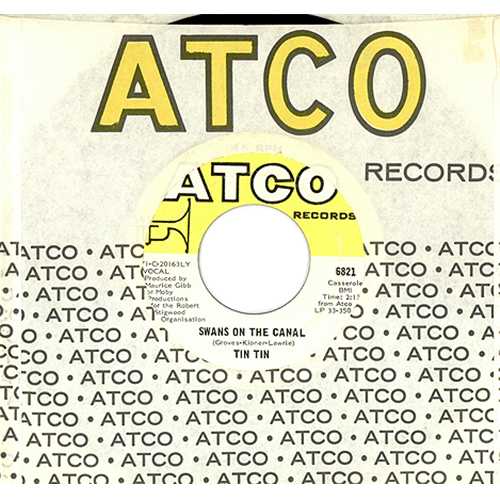 Tin Tin Swans On The Canal 7" vinyl single (7 inch record / 45) US TT107SW409557