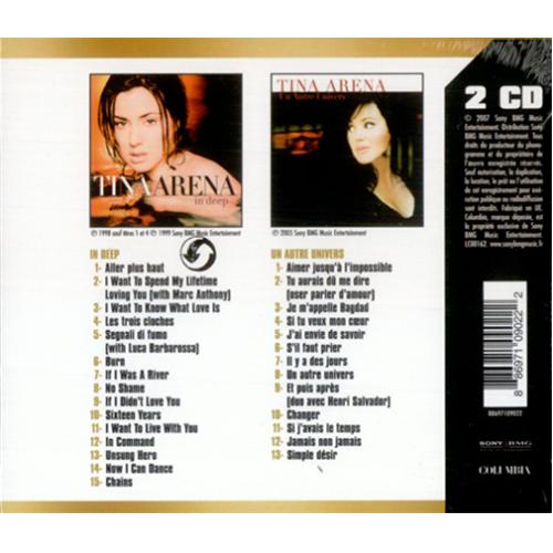 Tina Arena Coffret 2 CD 2 CD album set (Double CD) French TIA2CCO419288