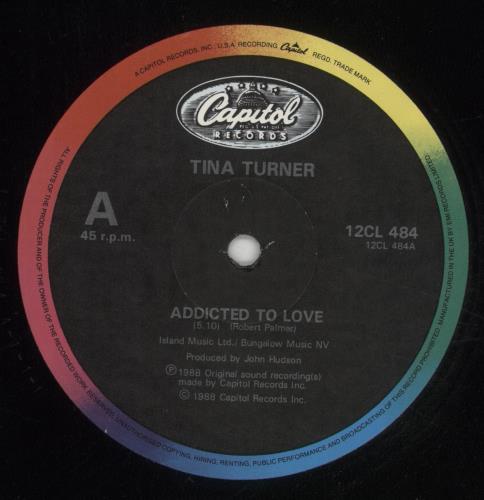 Tina Turner Addicted To Love 12" vinyl single (12 inch record / Maxi-single) UK TUR12AD56180