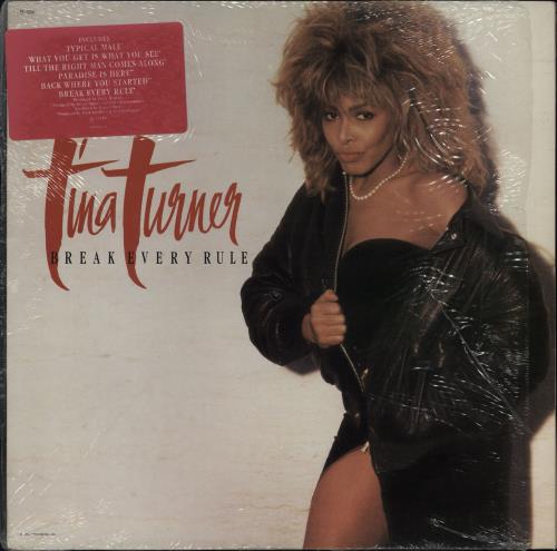Tina Turner Break Every Rule - Opened hype-stickered shink vinyl LP album (LP record) US TURLPBR763041